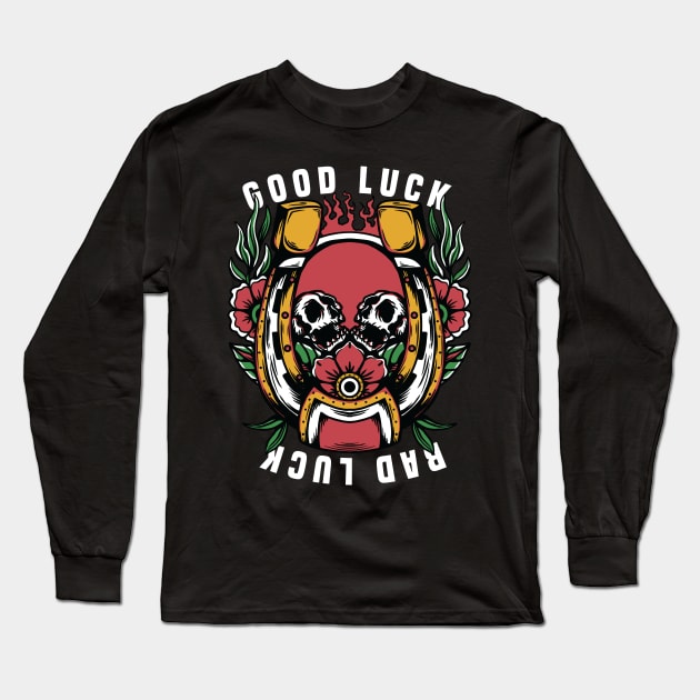 luck Long Sleeve T-Shirt by elpizzaloco